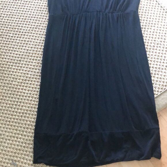 Theory Black T-shirt Sleeveless Dress - Picture 4 of 7